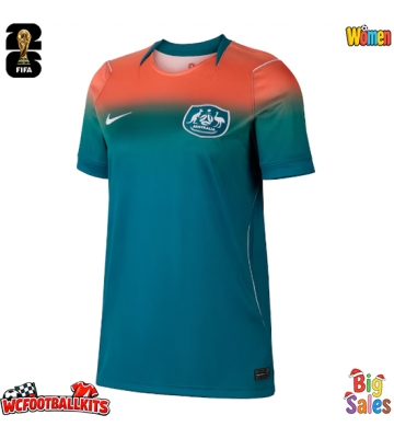 Australia Replica Away Stadium Shirt for Women World Cup 2026 Short Sleeve